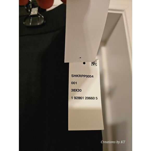 Perry Ellis Portfolio Slim Fit Black Dress Pant Slacks W38 x L30 NWOT - Picture 4 of 9